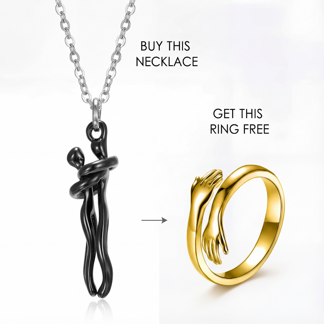 Couple's Hug Necklace