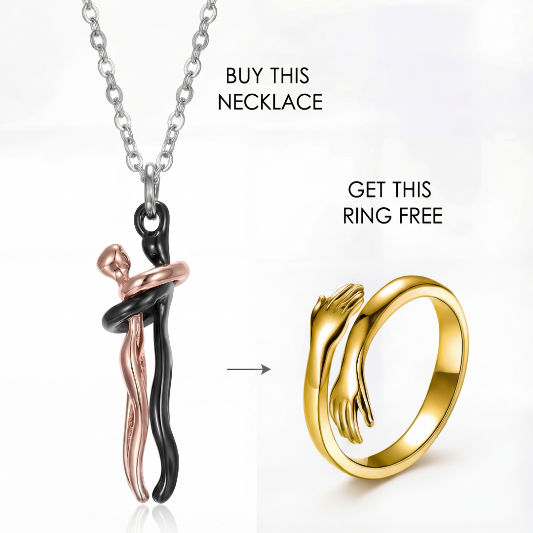Couple's Hug Necklace