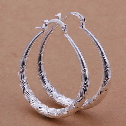 fashion For women 925 Sterling Silver wedding hook beautiful High quality Earring Jewelry free shipping cute gift