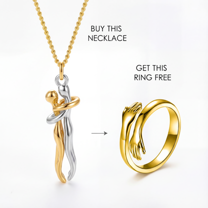 Couple's Hug Necklace