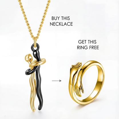 Couple's Hug Necklace