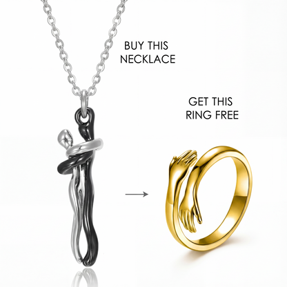 Couple's Hug Necklace
