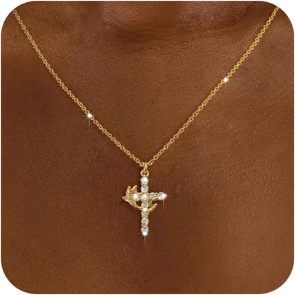 Sparkling Cross Necklace