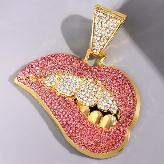 Iced Bite Lip Pendant